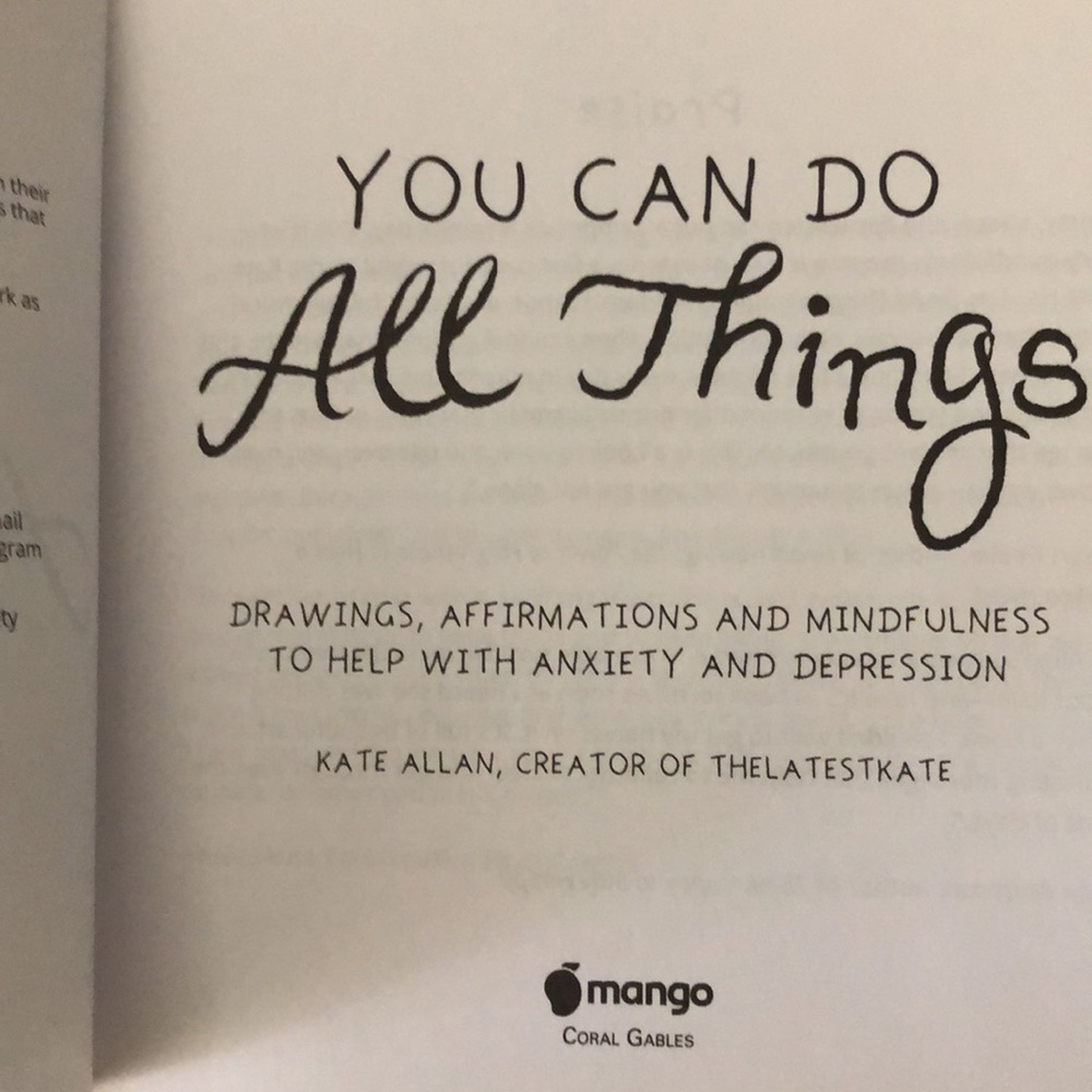 You Can Do All Things -  Drawings, Affirmations & Mindfulness to Help w/Anxiety - Picture 2 of 7